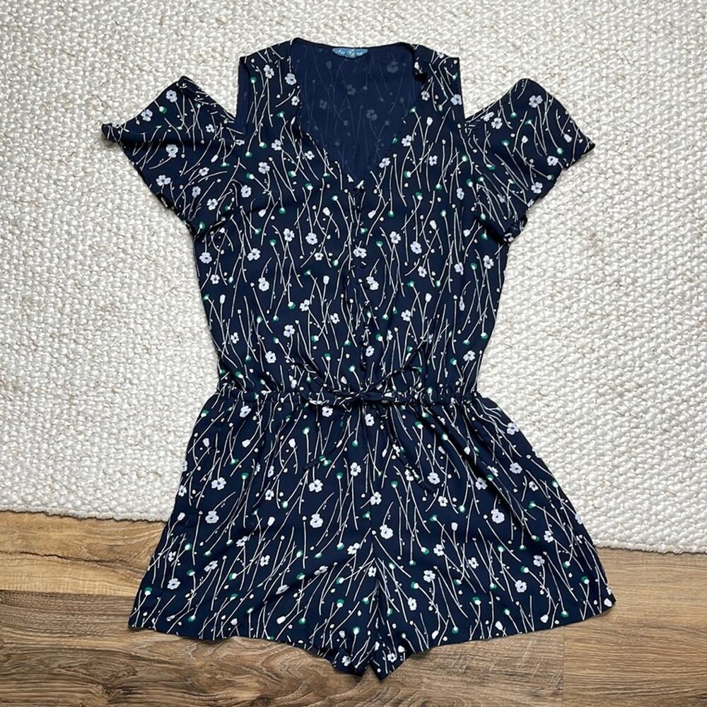 Fleur Bleve Cold Shoulder Romper